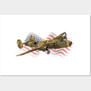 B-24 Liberator WW2 Heavy Bomber Posters and Art